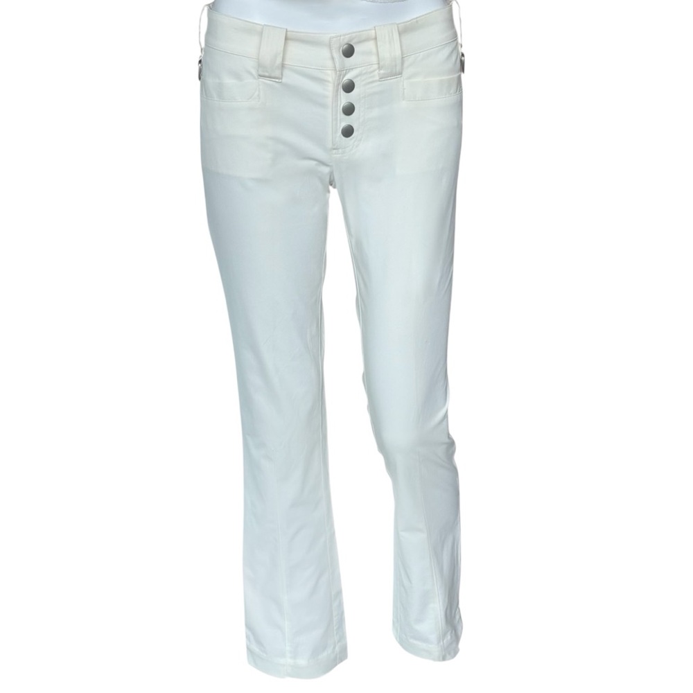 A/X Armani Exchange Women's Cream Straight Leg Pants
